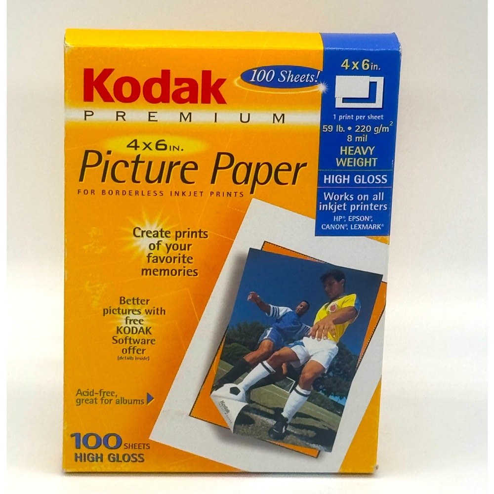 Kodak Premium Picture Paper 4x6 Inch 100 sheets